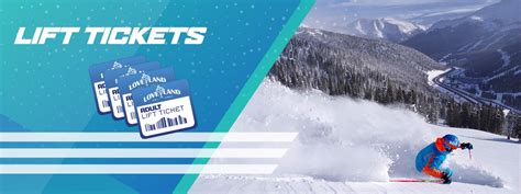 loveland ski area lift ticket discount